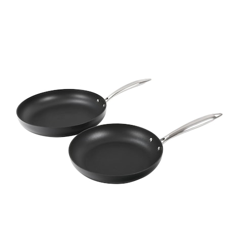 Othello 2-Piece Induction Non-Stick Fry Pan Cookware Set, Black CH-GAP2